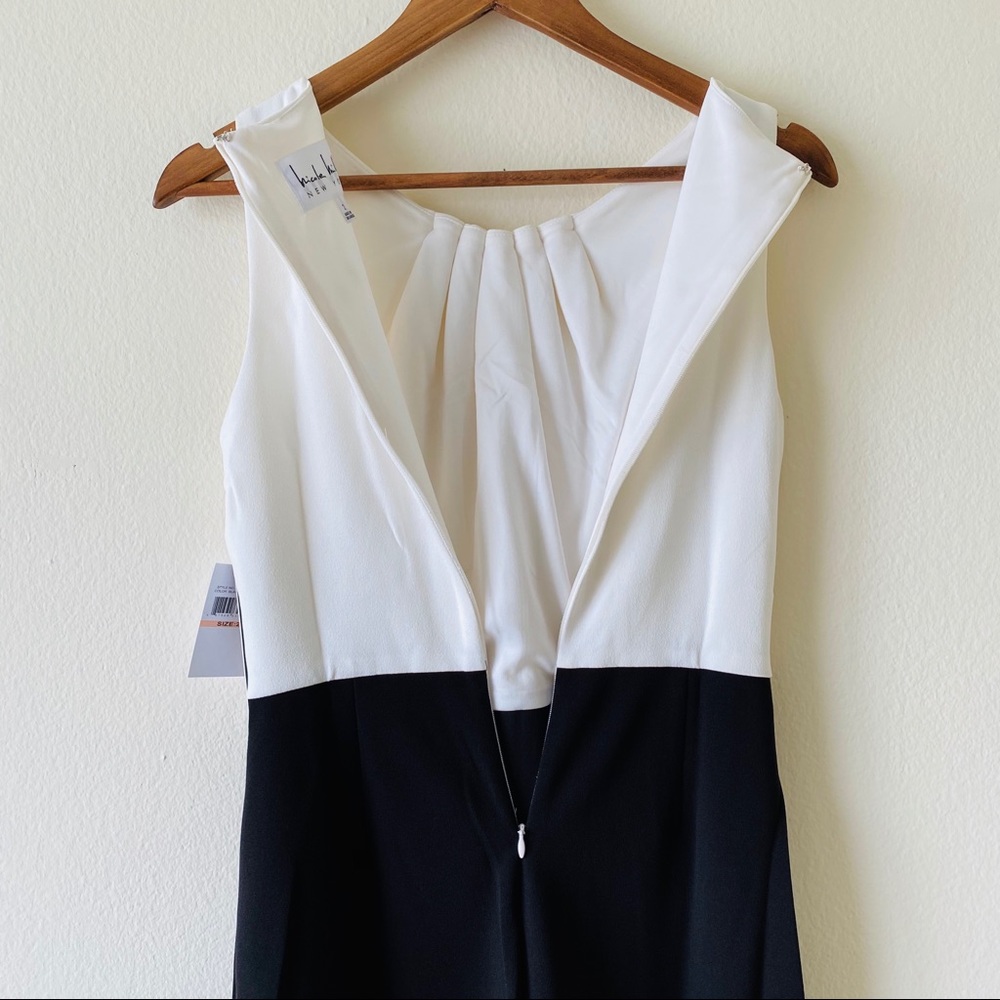 Nicole Miller NY Black & White Color Block Dress - Picture 15 of 15